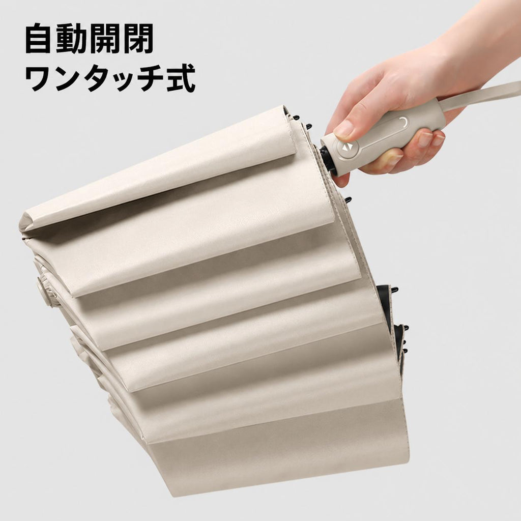 日傘 折りたたみ 自動開閉 3秒でたためる傘 UVカット99% 超軽量 遮熱 涼しい 晴雨兼用 折り畳み傘 バイカラー uvカット 紫外線対策 日焼け対策 スリム メンズ レディース